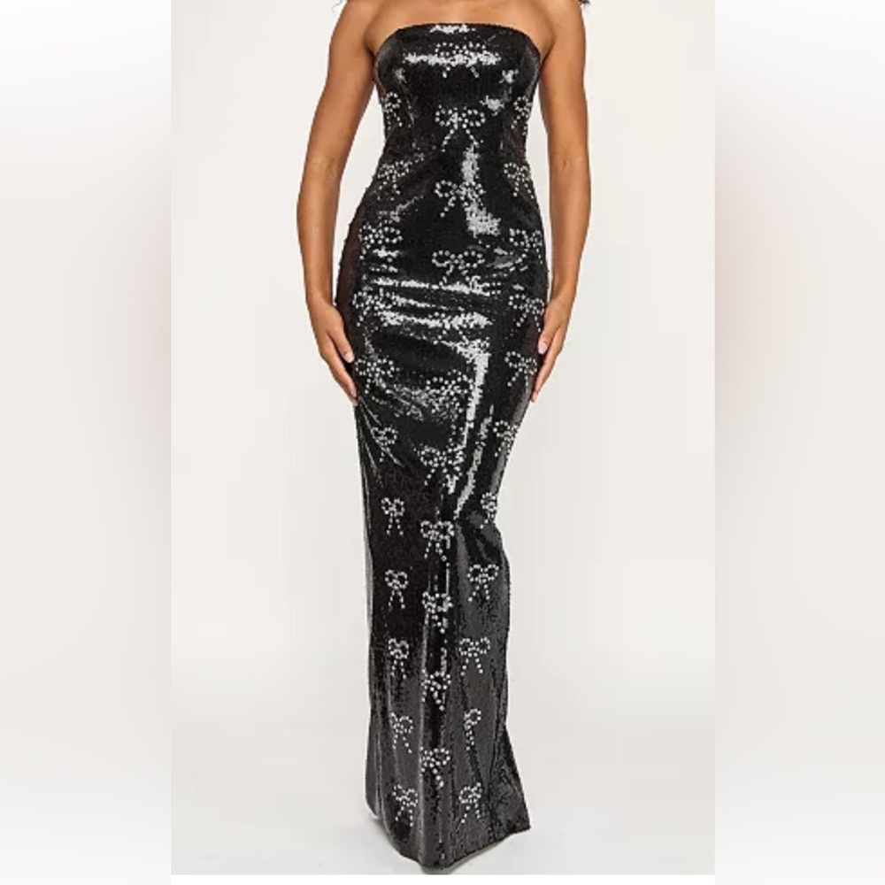 Sequin maxi gown